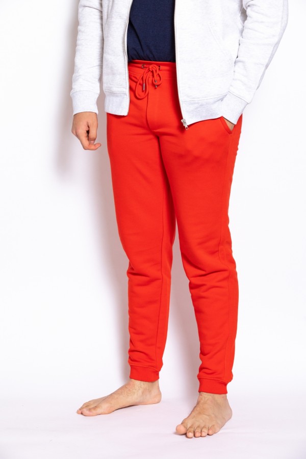 Pantalon jogging rouge