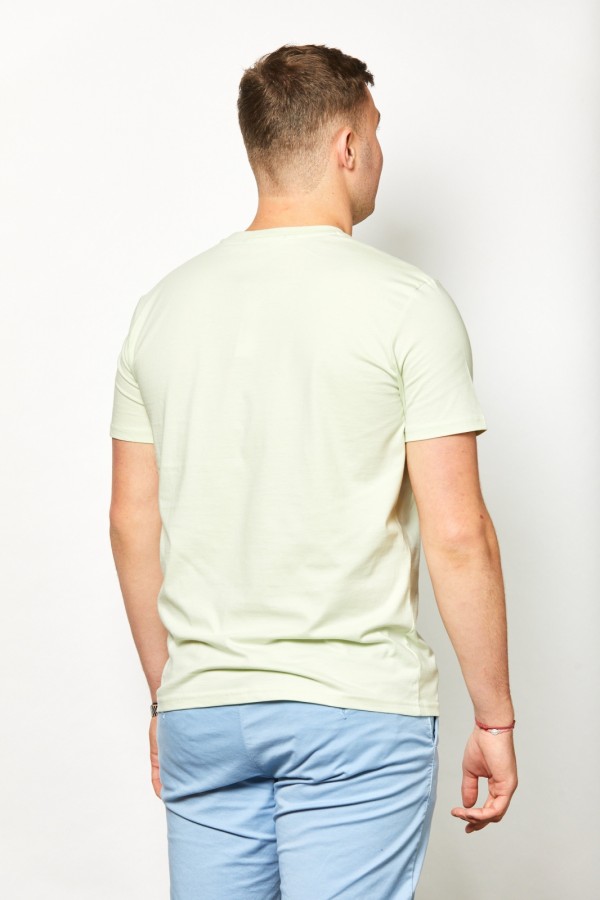 Tee Shirt col rond Vert Tige Vincent dos