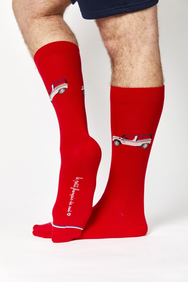 Chaussettes Mhari Rouge 