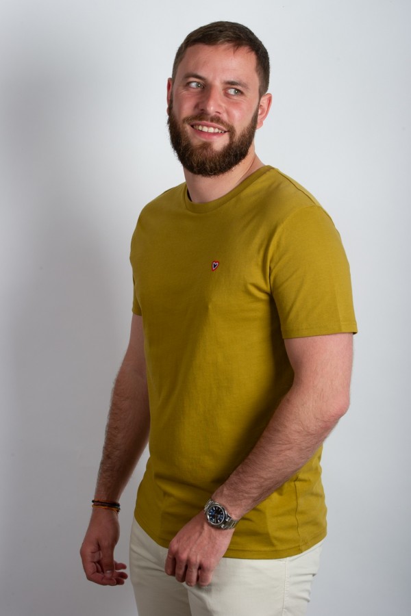 Tee-shirt olive face 
