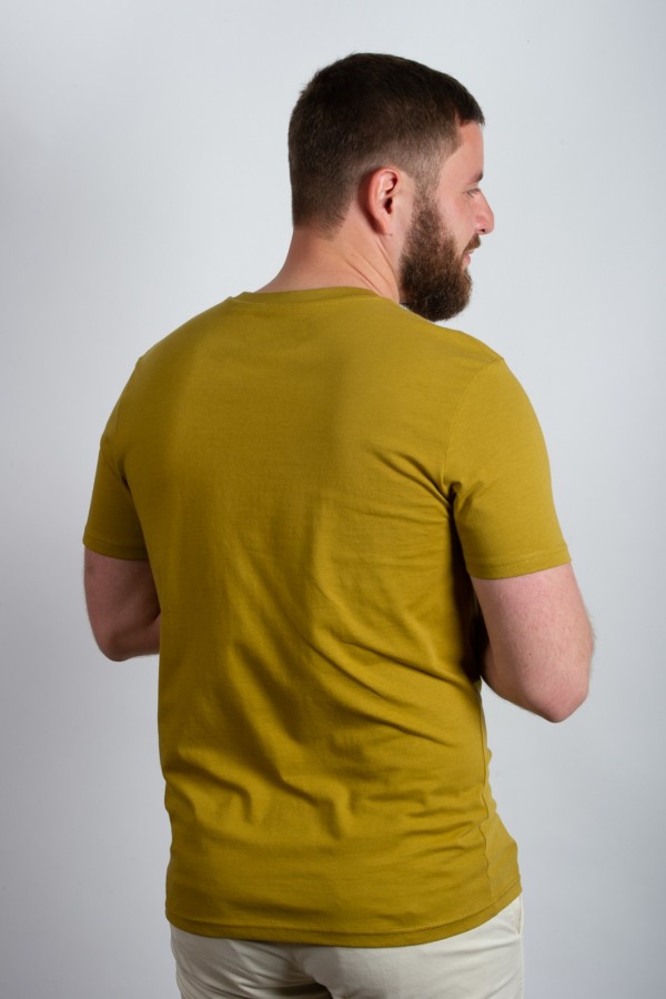 Tee-shirt olive dos 