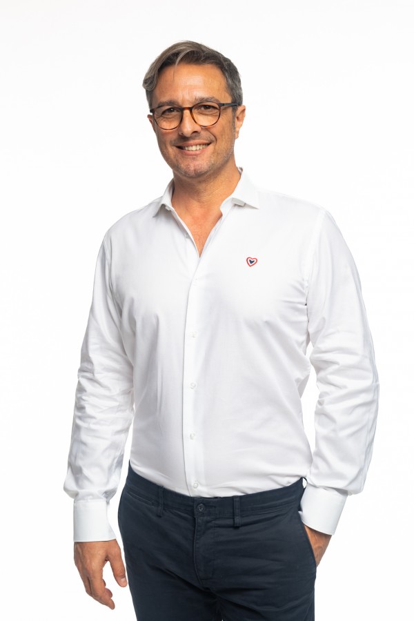 Chemise  blanche oxford LORENZO