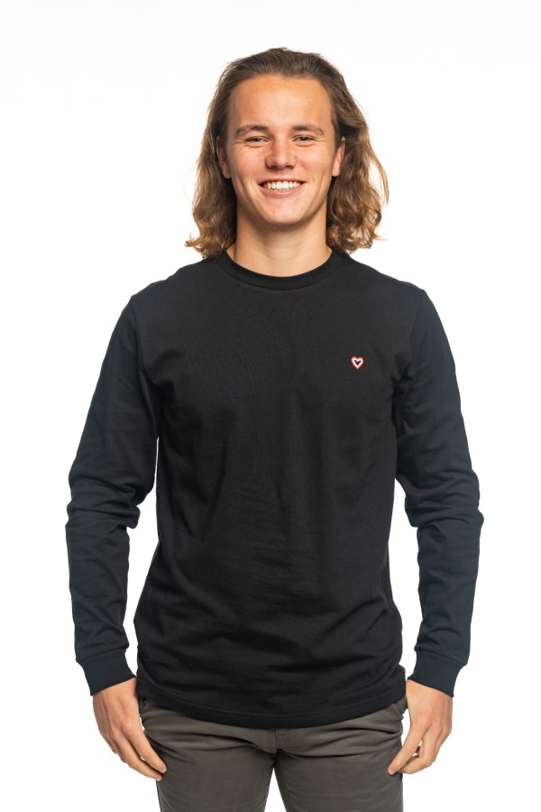 Tee shirt manches longues noir
