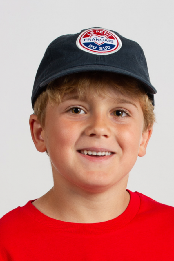 Casquette marine patch enfant