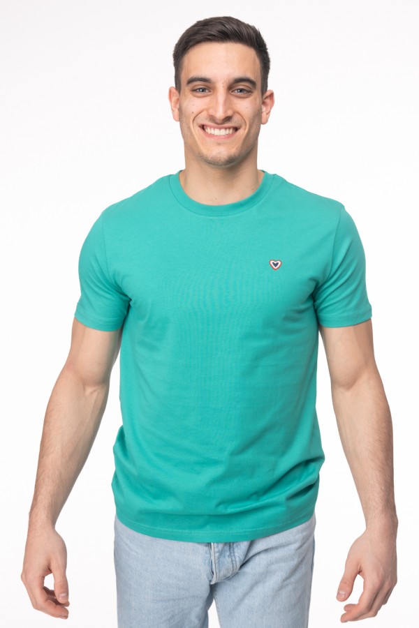 Tee-shirt vert menthe Vincent 