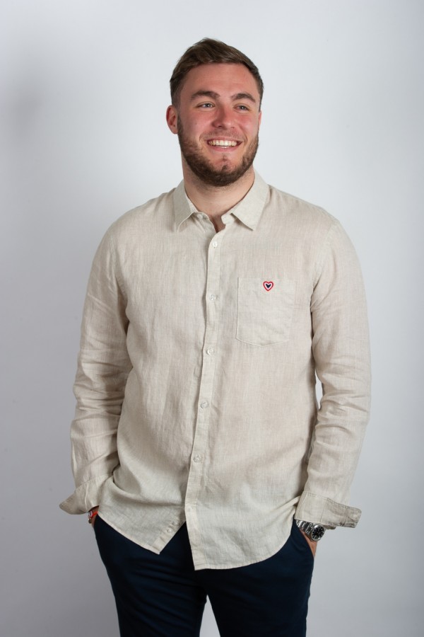Chemise en lin naturel 