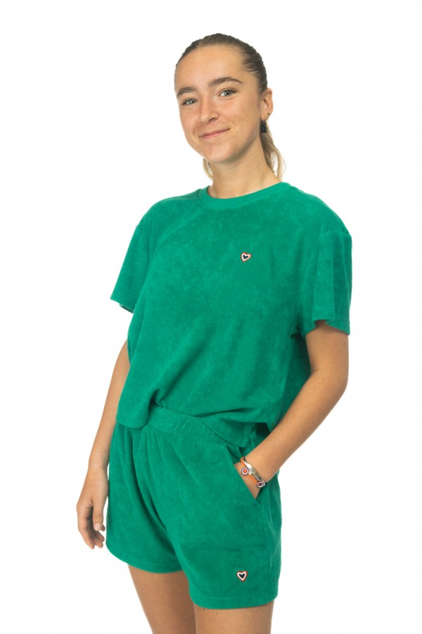 Short ponge vert 