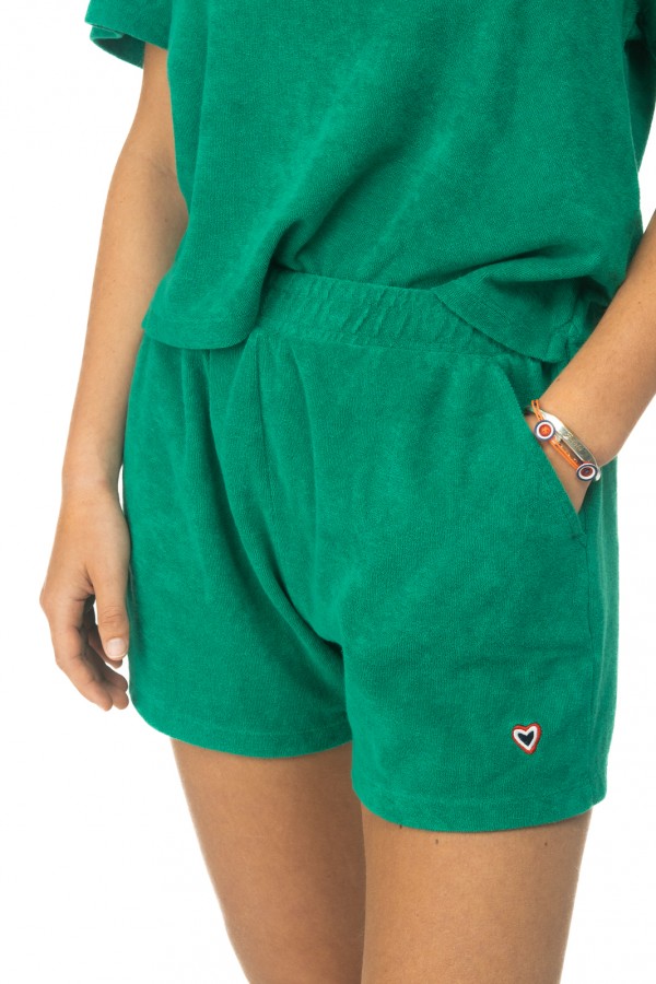 Short ponge vert 