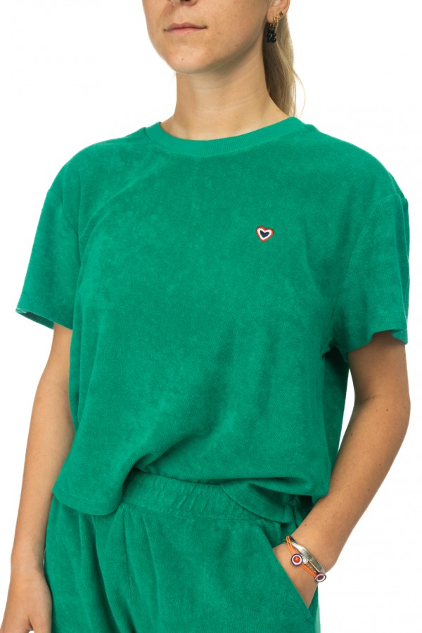 Tee-shirt ponge vert