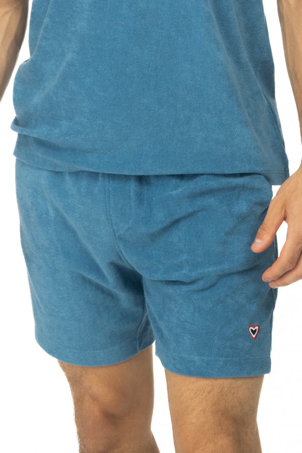 Short ponge riviera blue