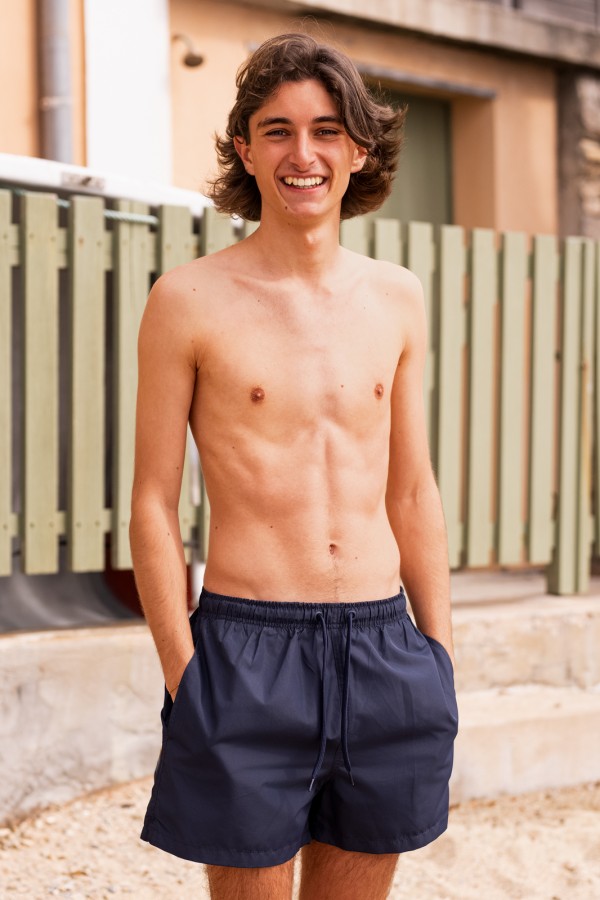 Maillot uni marine